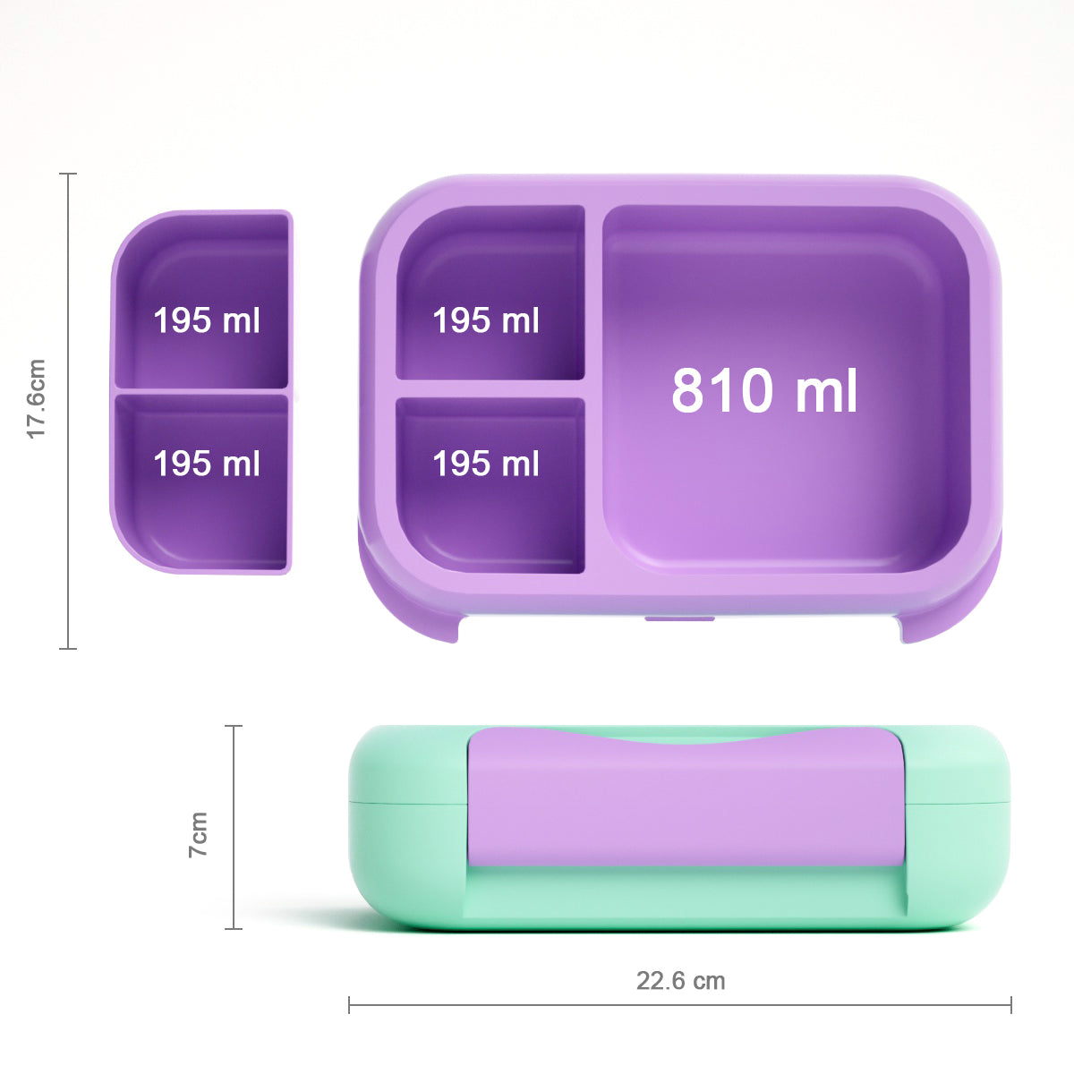 Magical Meals Mermaid Bento Box